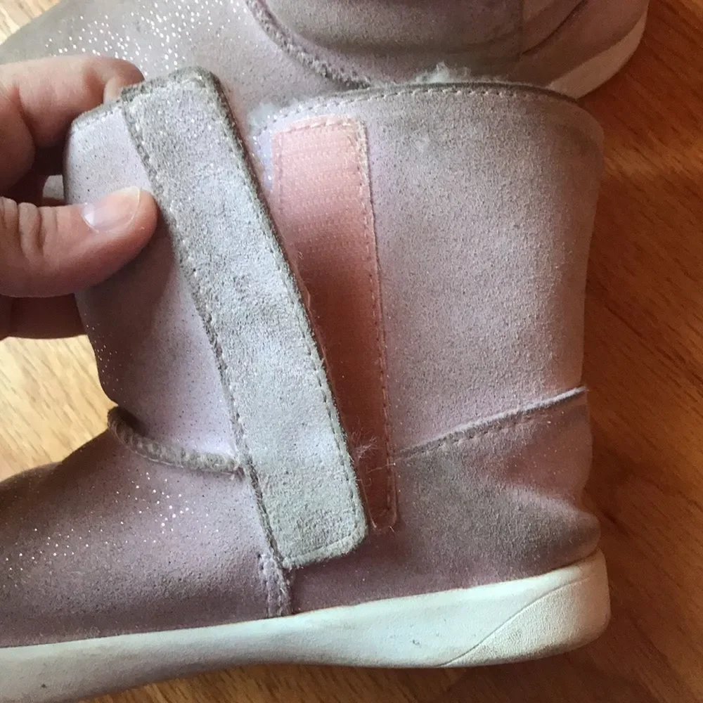 Ugg pink fur boots